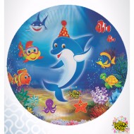 Themez Only Underwater Paper 7 Plate 10 Piece Pack